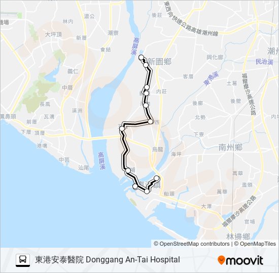 小黃公車712 bus Line Map