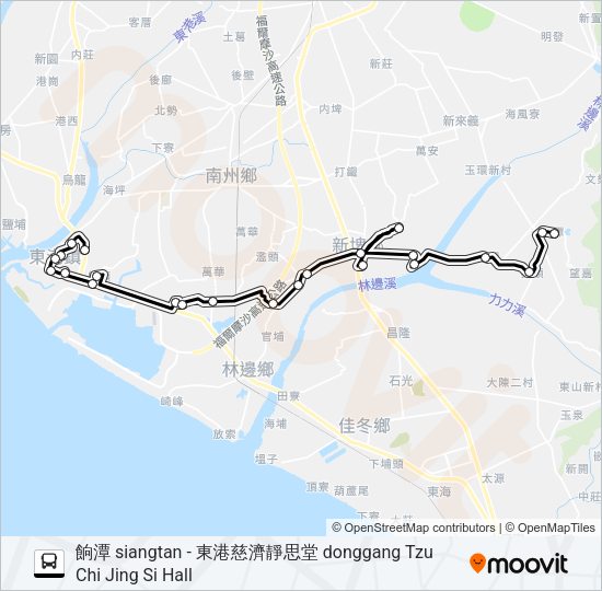 巴士小黃公車715的線路圖