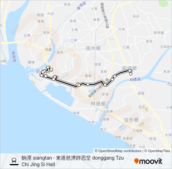 巴士小黃公車715的線路圖
