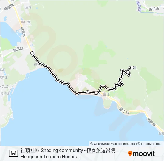 小黃公車720 Bus Line Map