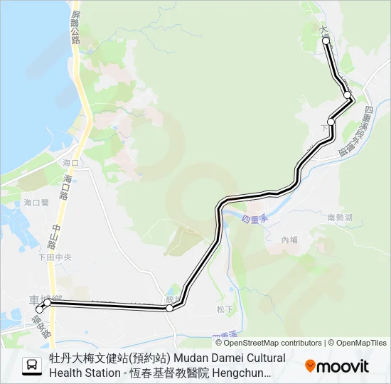 小黃公車721 Bus Line Map