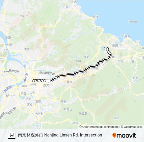 1815F Bus Line Map
