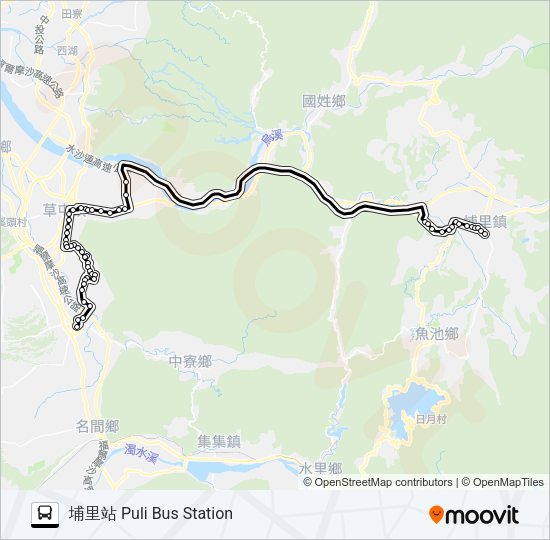 巴士6672A的線路圖