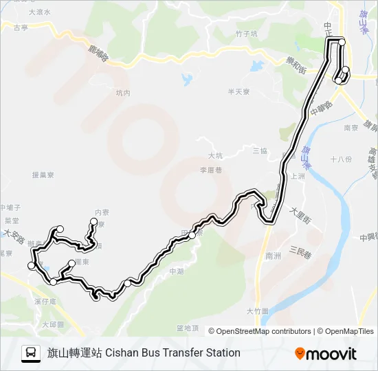 T602(每週二、四、五發車) Bus Line Map