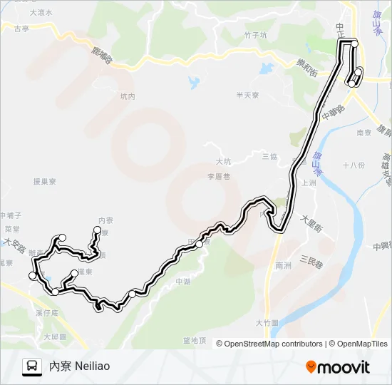 T602(每週二、四、五發車) Bus Line Map