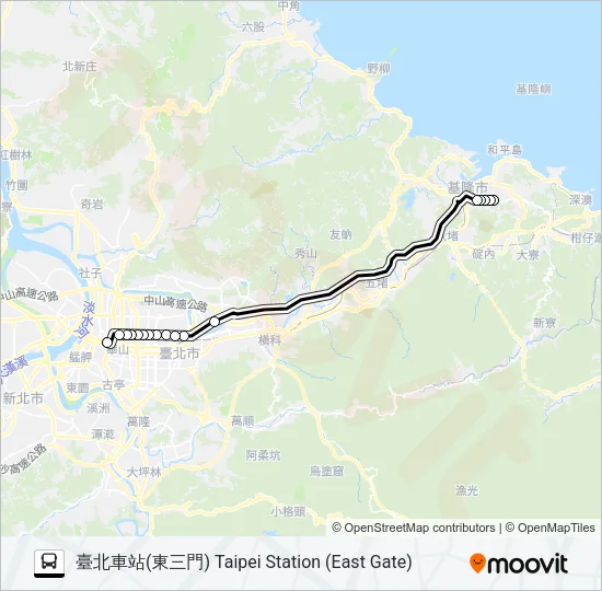 1813J Bus Line Map