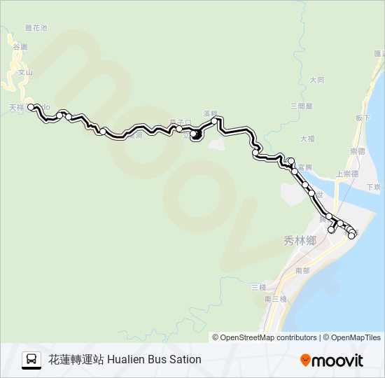 1133 bus Line Map