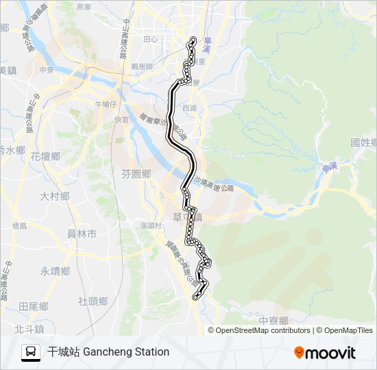 巴士6333E的線路圖