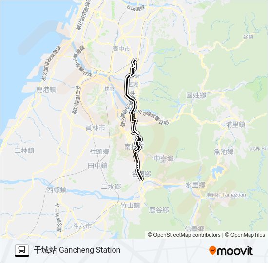 巴士6333F的線路圖