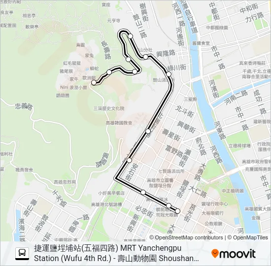 56B Bus Line Map