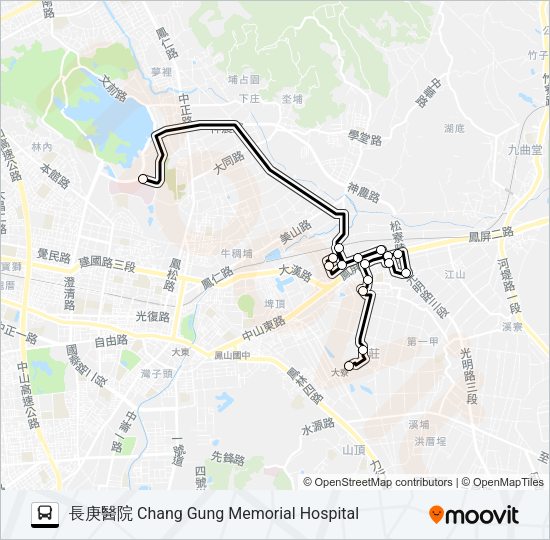 巴士橘23的線路圖