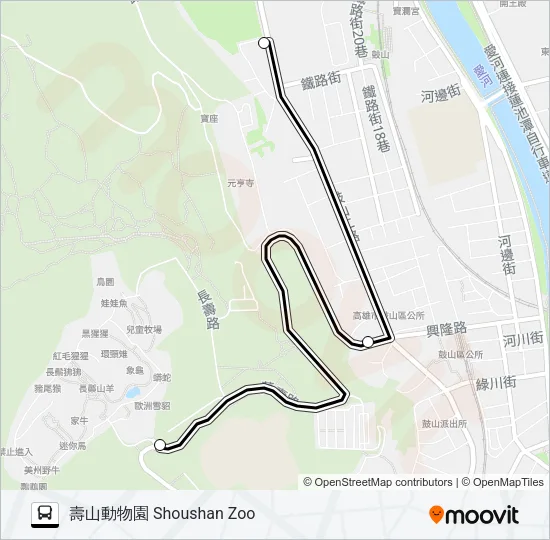 56C Bus Line Map