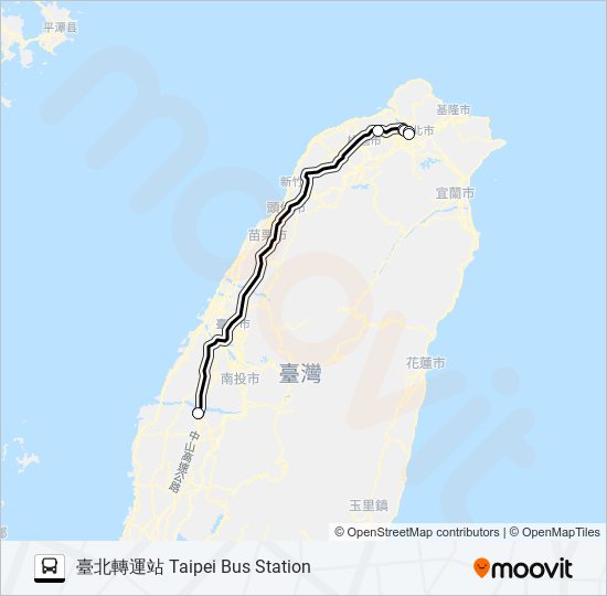 7000G bus Line Map