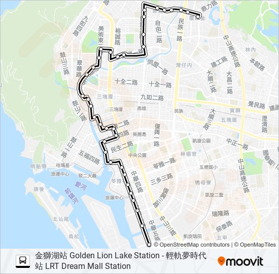 168環東 bus Line Map