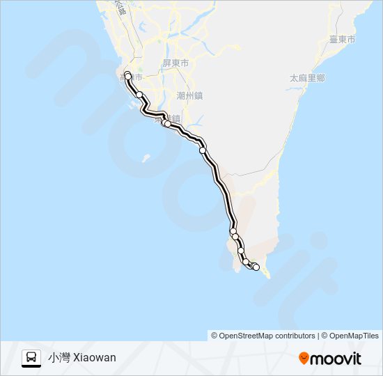 9117B bus Line Map