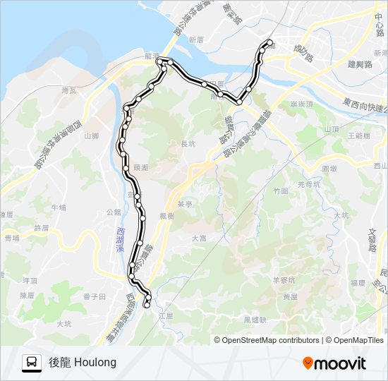 巴士5667的線路圖