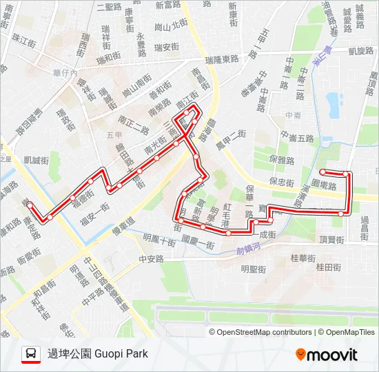 紅11 Bus Line Map
