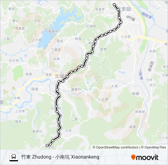 巴士5627的線路圖
