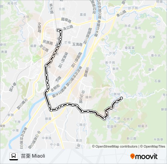 巴士5659的線路圖