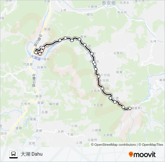 5661 Bus Line Map