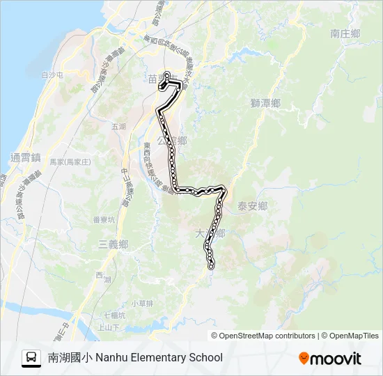 5656A Bus Line Map