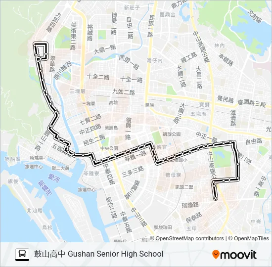 11 Bus Line Map