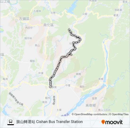 8026(假日延駛大衛營) Bus Line Map