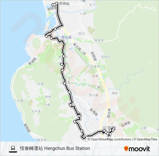 小黃公車716 Bus Line Map