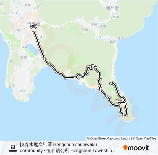 小黃公車720 Bus Line Map