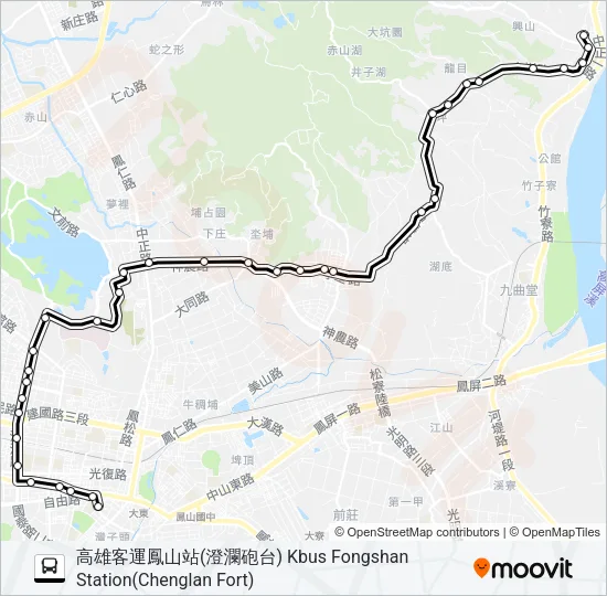 橘7C Bus Line Map