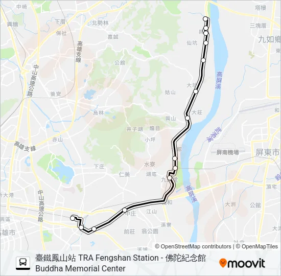 大樹祈福線 Bus Line Map