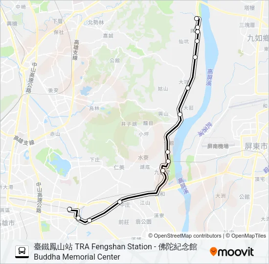 大樹祈福線 Bus Line Map