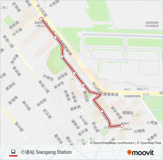 紅6 Bus Line Map