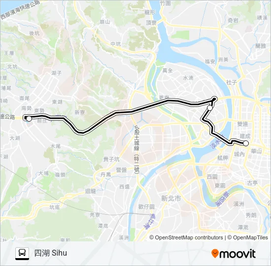 1636B Bus Line Map