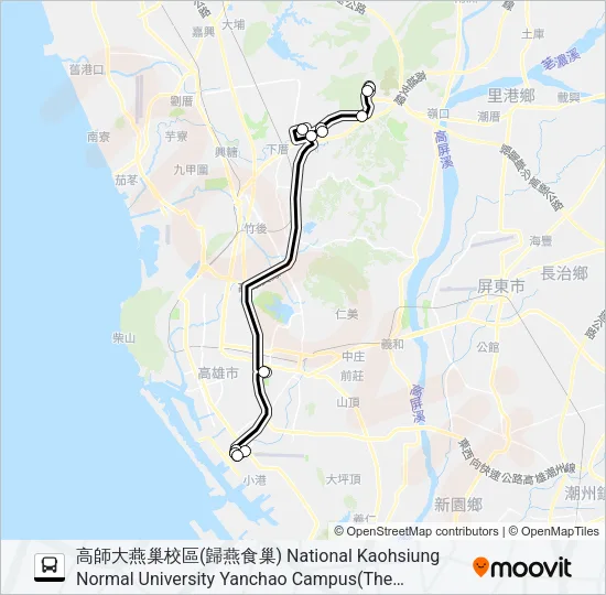 E09A Bus Line Map