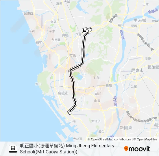 E09B Bus Line Map