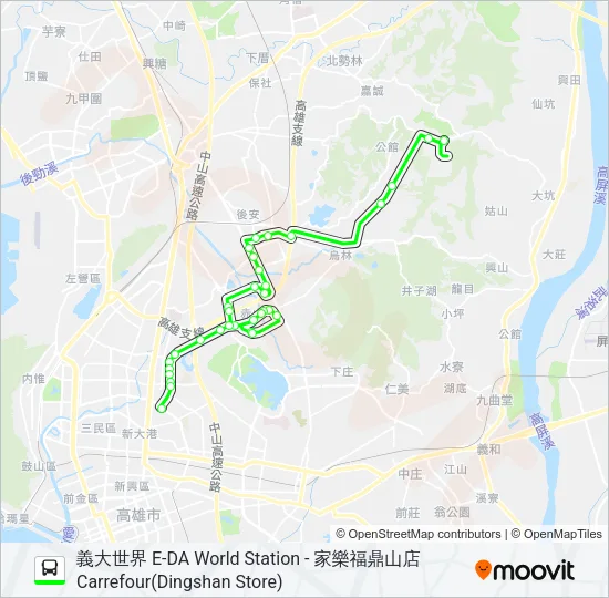 綠2A Bus Line Map