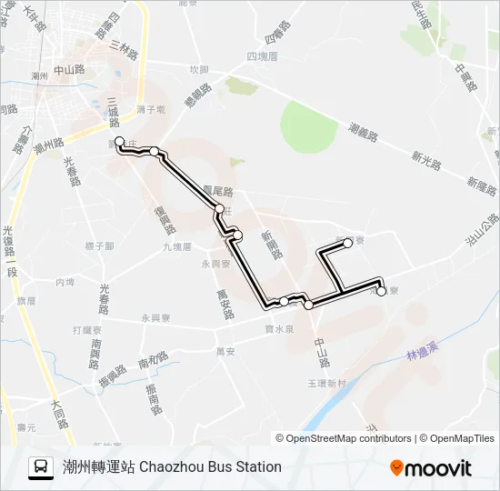 小黃公車707 Bus Line Map