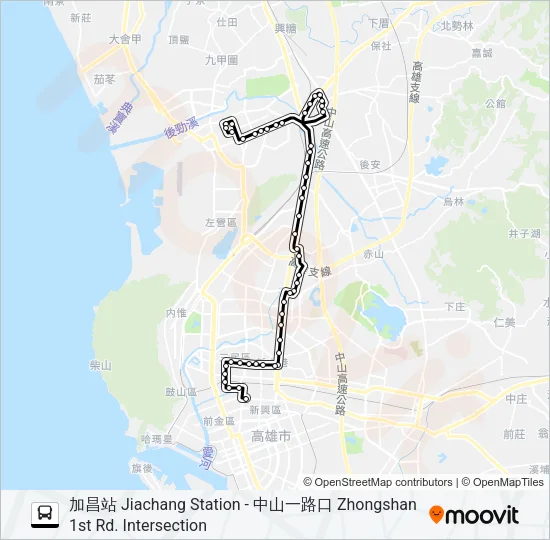 巴士28的線路圖