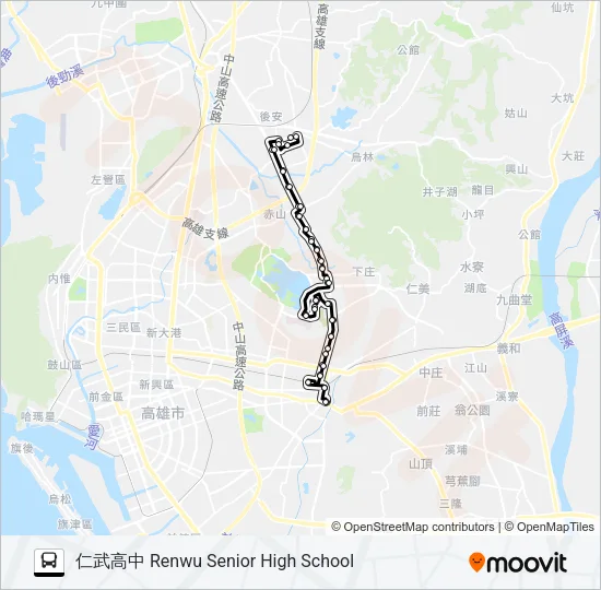 橘16A Bus Line Map