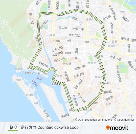 輕鐵C的線路圖