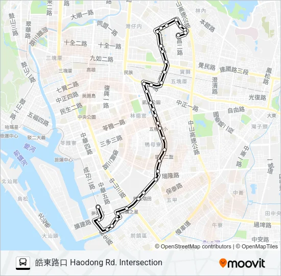 巴士37的線路圖