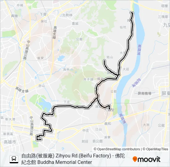 橘7B(假日停駛) Bus Line Map