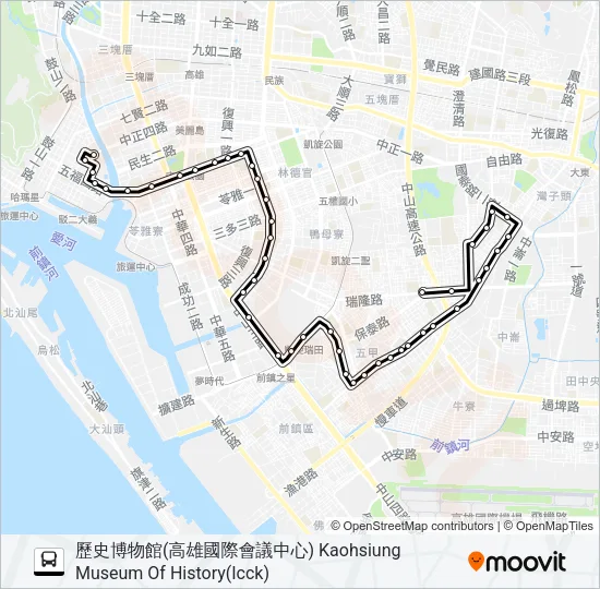 巴士25的線路圖