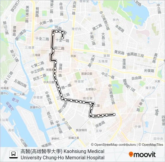 26A Bus Line Map