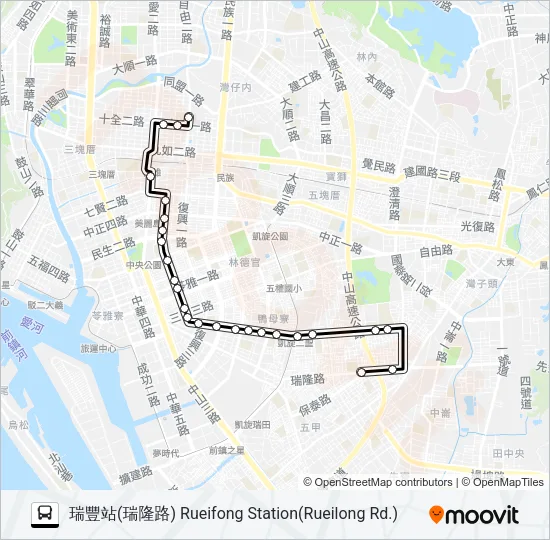 巴士26B的線路圖