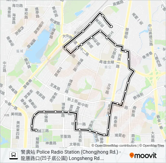 3 Bus Line Map