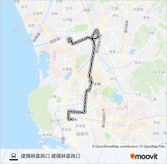 28 bus Line Map