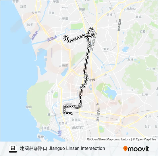 巴士28的線路圖