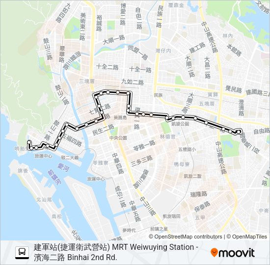 巴士248的線路圖